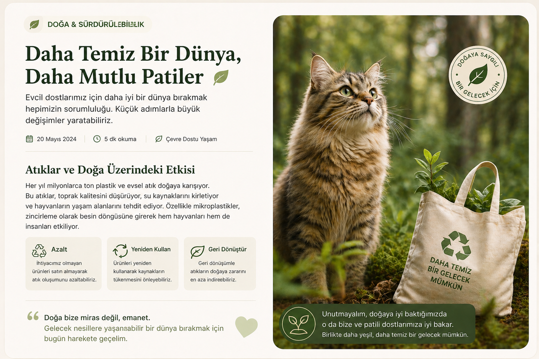 Daha Temiz Bir Dünya, Daha Mutlu Patiler 🌿
