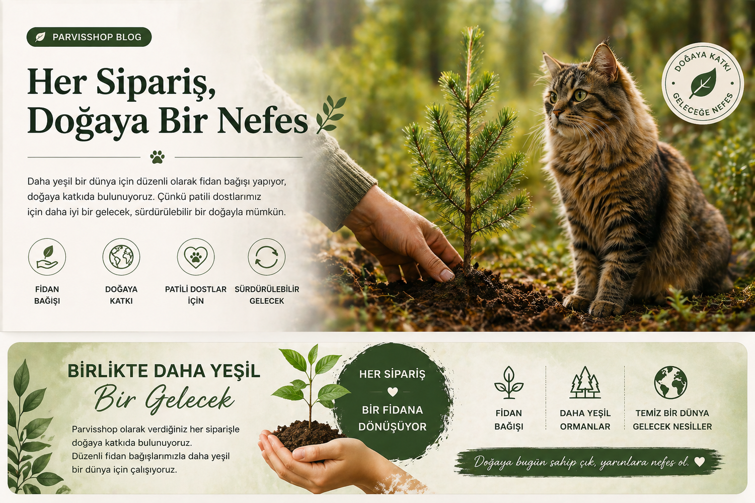 Her Sipariş, Doğaya Bir Nefes 🌱