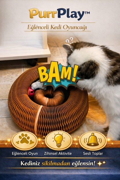PurrPlay - Kedi Tırmalama Oyuncağı