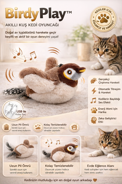 BirdyPlay™ Akıllı Kuş Oyuncağı