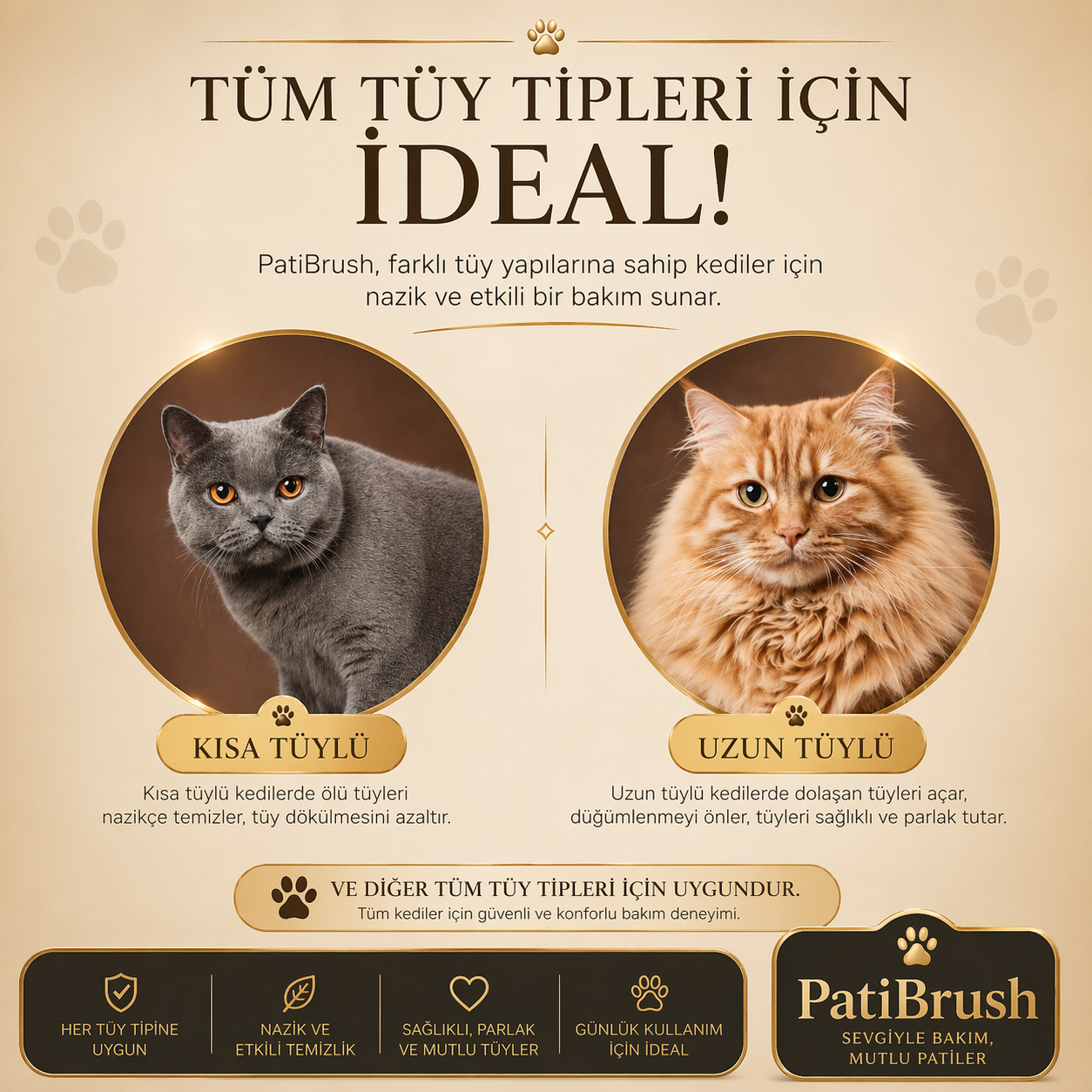 PatiBrush™ – Tüy Toplayan Akıllı Tarak