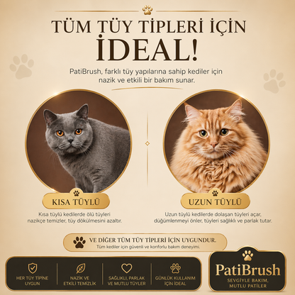 PatiBrush™ – Tüy Toplayan Akıllı Tarak