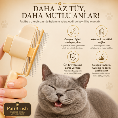 PatiBrush™ – Tüy Toplayan Akıllı Tarak