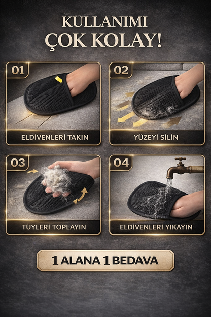 FurClean Pro™ - Tüy Temizleme Eldiveni